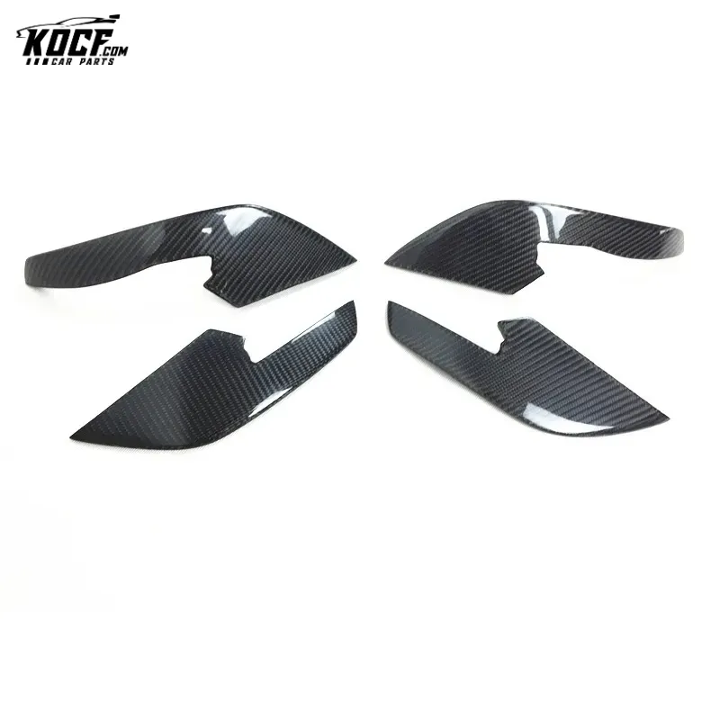 2012-2015 AB-T style Carbon Fiber Body kit Front Lip Canards Side Skirts Spoiler For Audi RS7