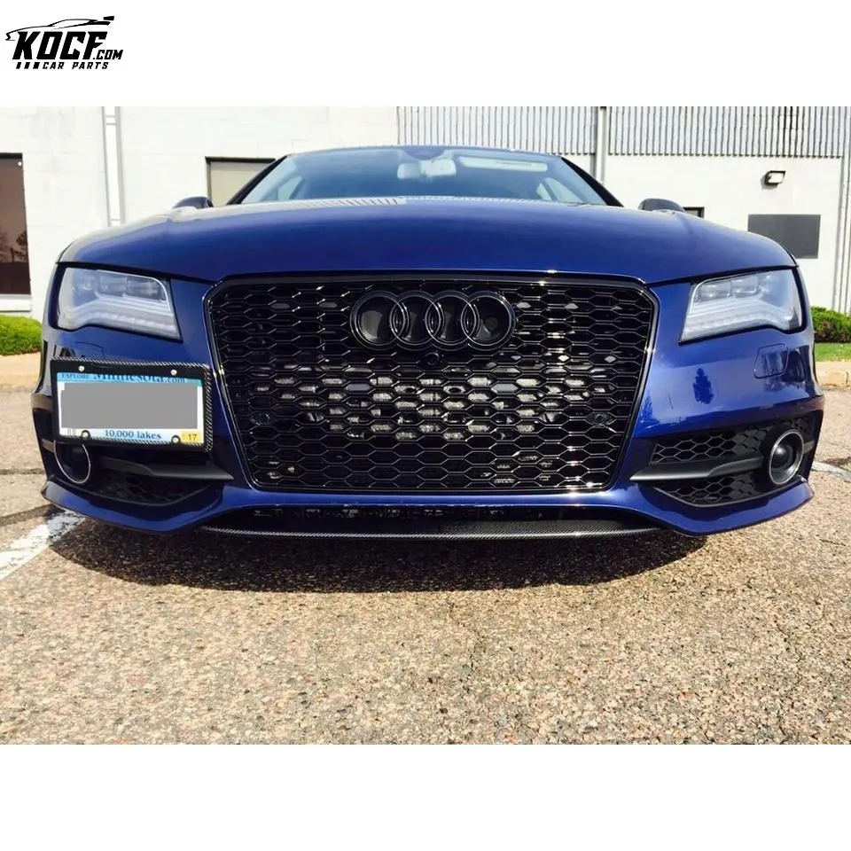 2012-2015 OE Style Carbon Fiber Front bumper Lower Lip For Audi A7 Sline S7 front lip