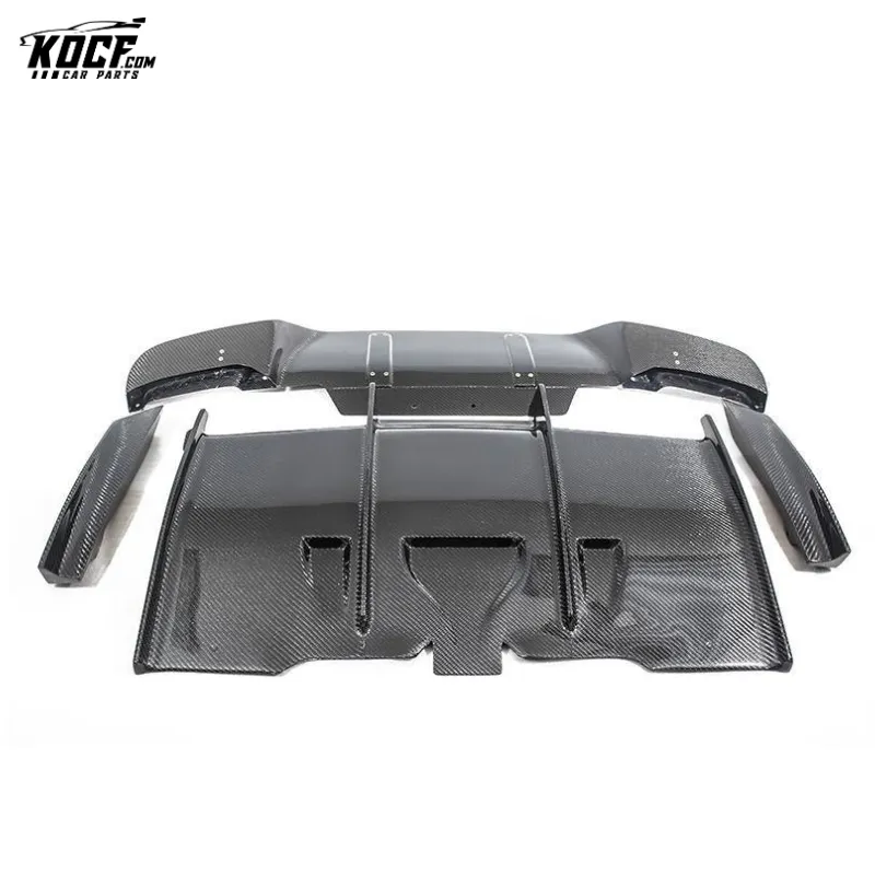 2012-2016 PS-MD style Carbon Fiber Rear Bumper Lip Diffuser Lip For BMW F06 F12 F13 M6 Coupe Sedan
