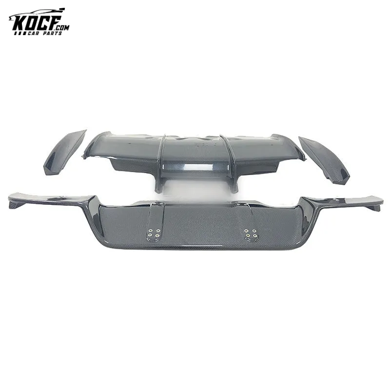 2012-2016 PS-MD style Carbon Fiber Rear Bumper Lip Diffuser Lip For BMW F06 F12 F13 M6 Coupe Sedan