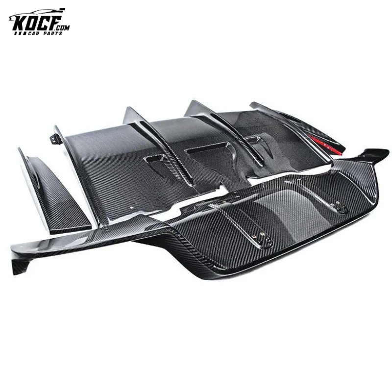 2012-2016 PS-MD style Carbon Fiber Rear Bumper Lip Diffuser Lip For BMW F06 F12 F13 M6 Coupe Sedan