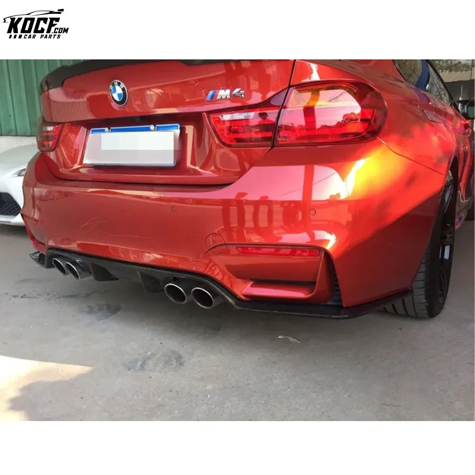 2014-2020 M3 F80 M4 F82 3DD style Carbon Fiber Rear Diffuser Spoiler Lip For BMW F80 F82 F83 M3 M4