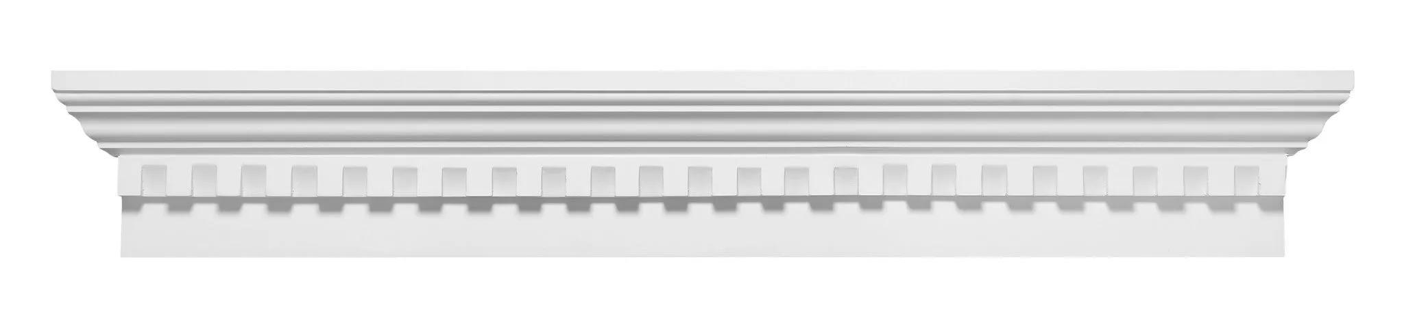 6" Classic Crosshead with Dentil Trim