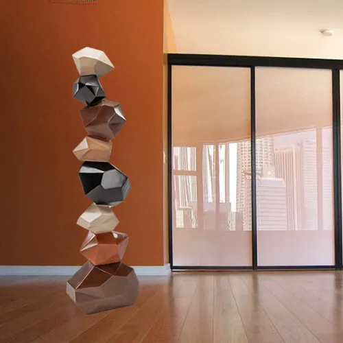 Abstract Composition Modern Floor Sculpture-Multi Color