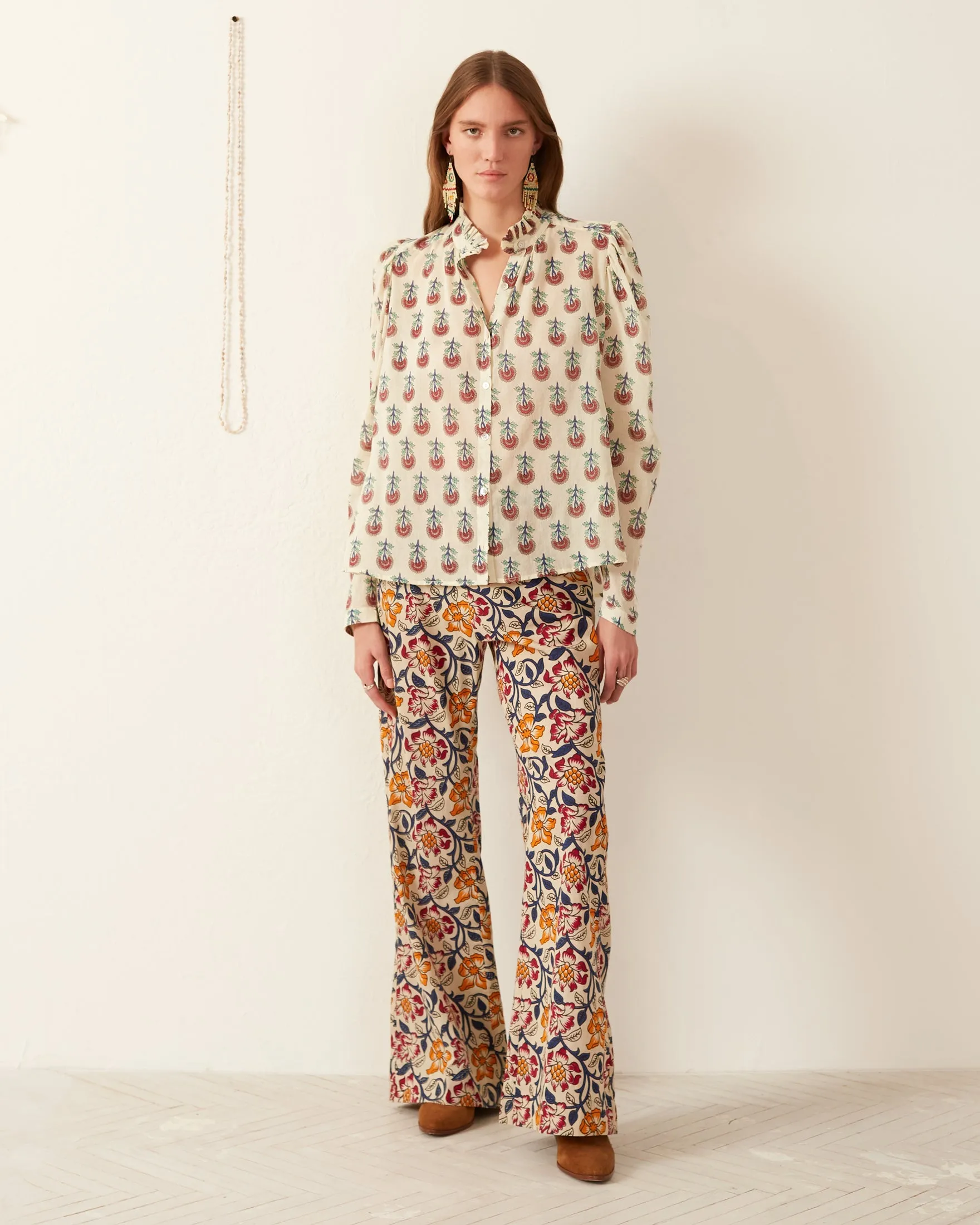 Annabel Ivory Rose Shirt