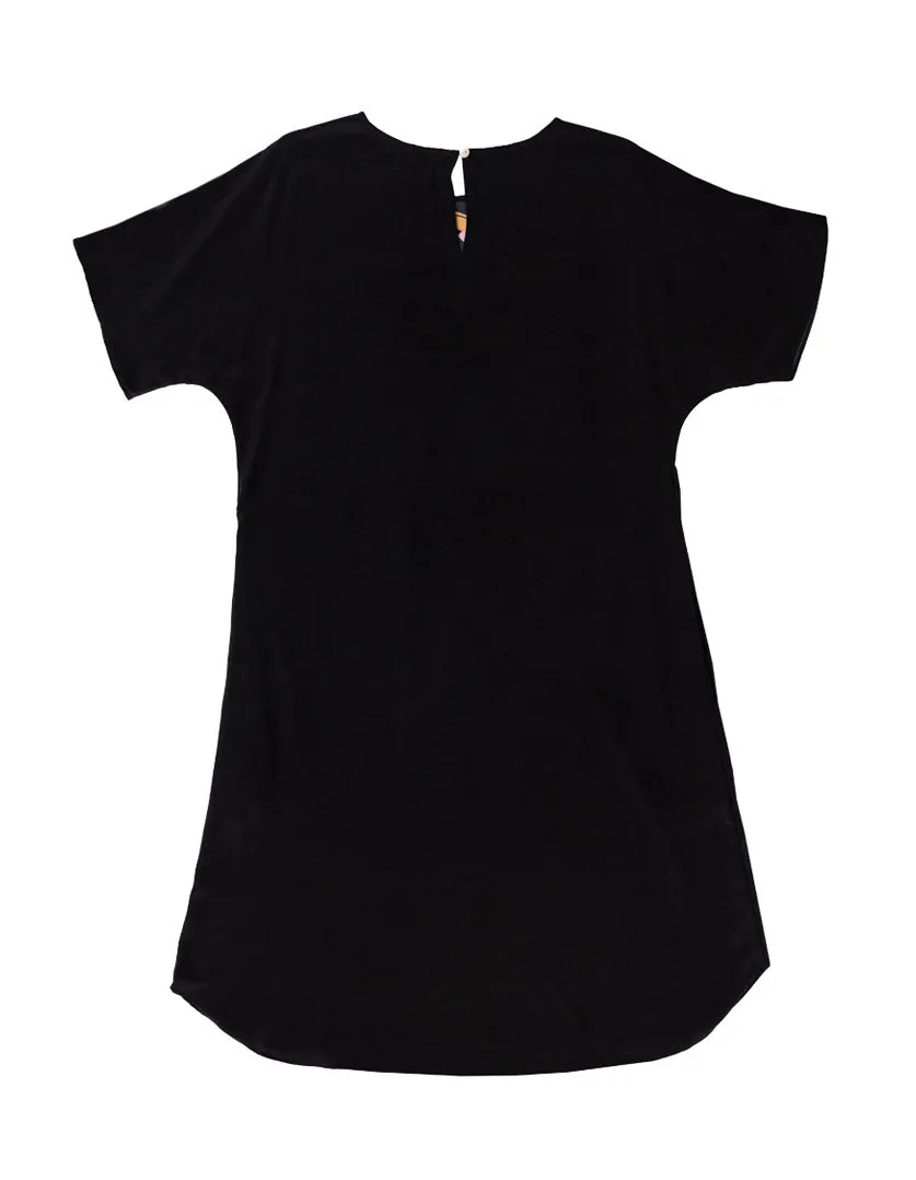 Annie Dress Electric Heart in Silk
