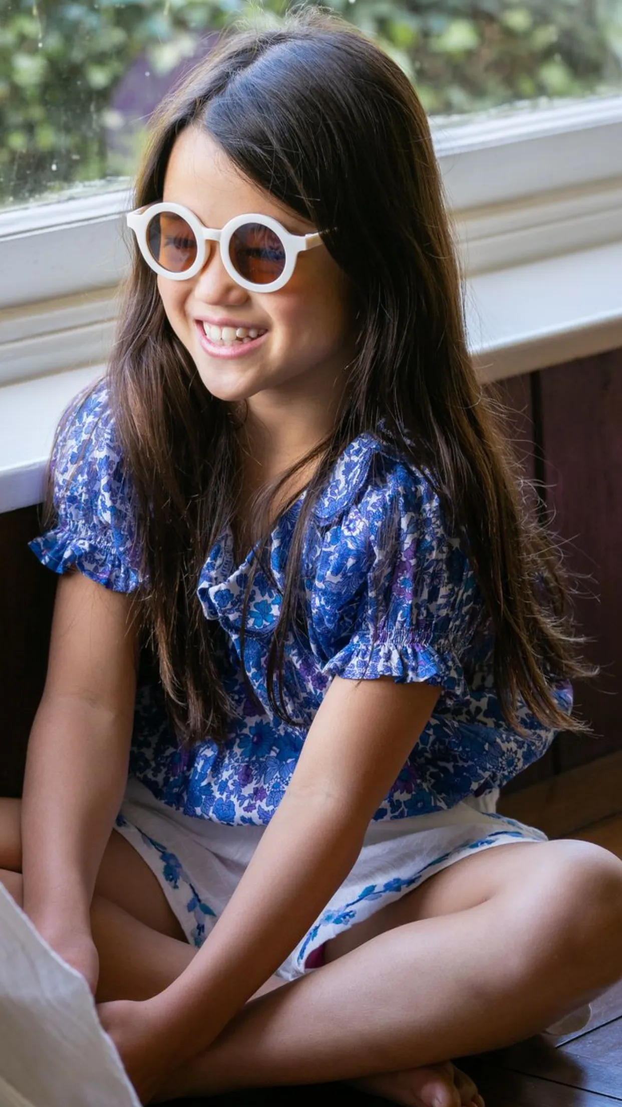 Ariel blouse Blue Aster