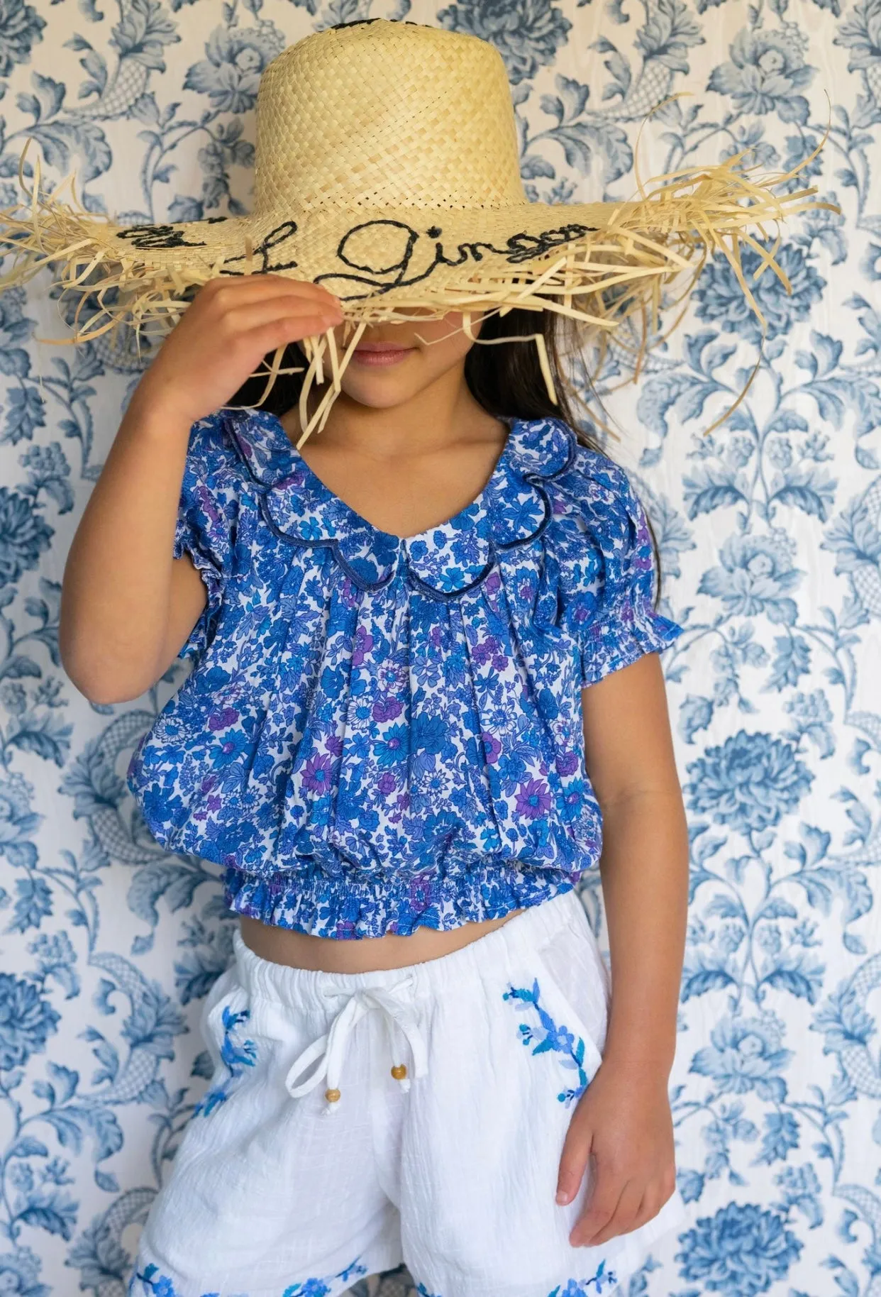 Ariel blouse Blue Aster