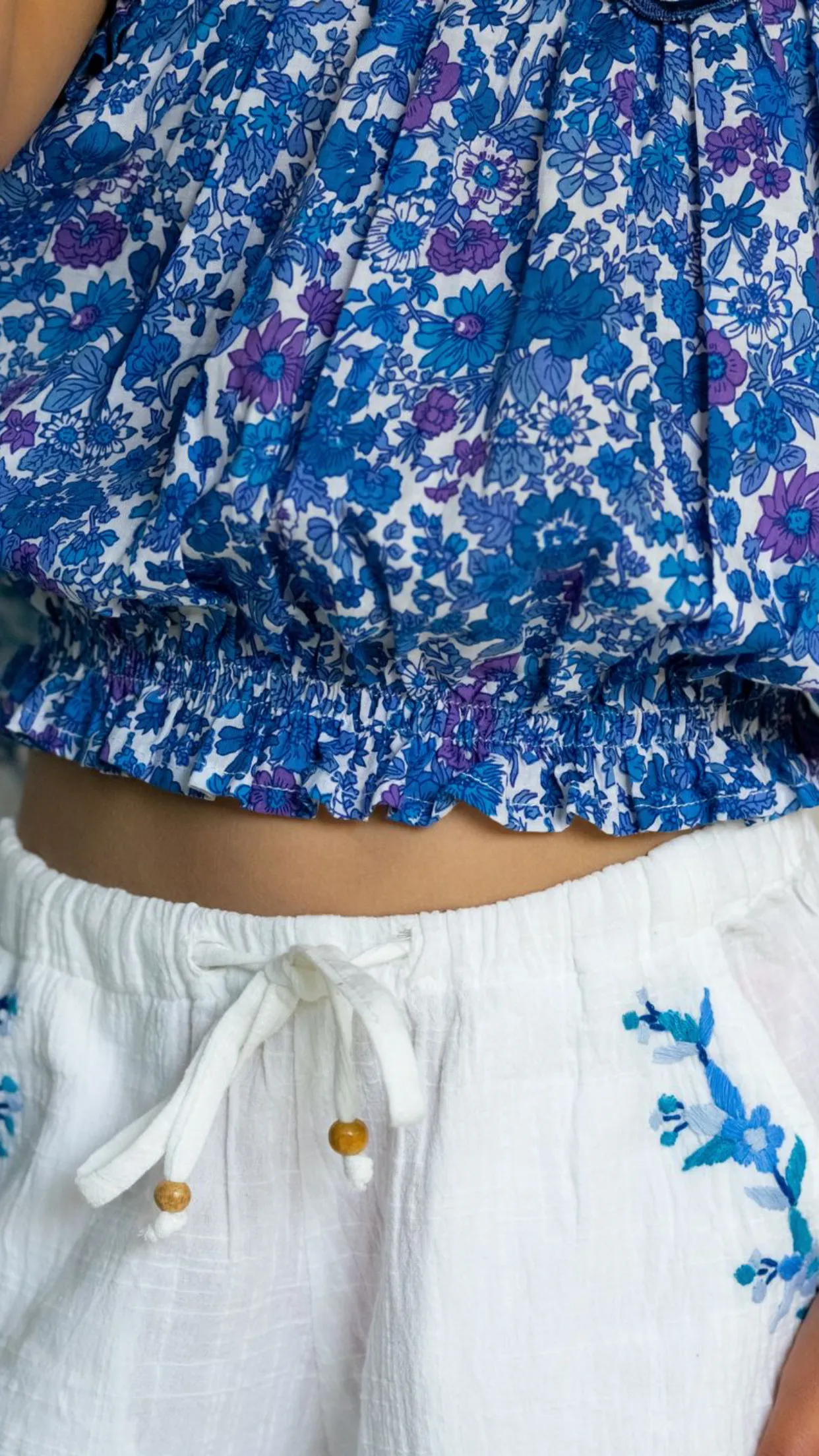 Ariel blouse Blue Aster