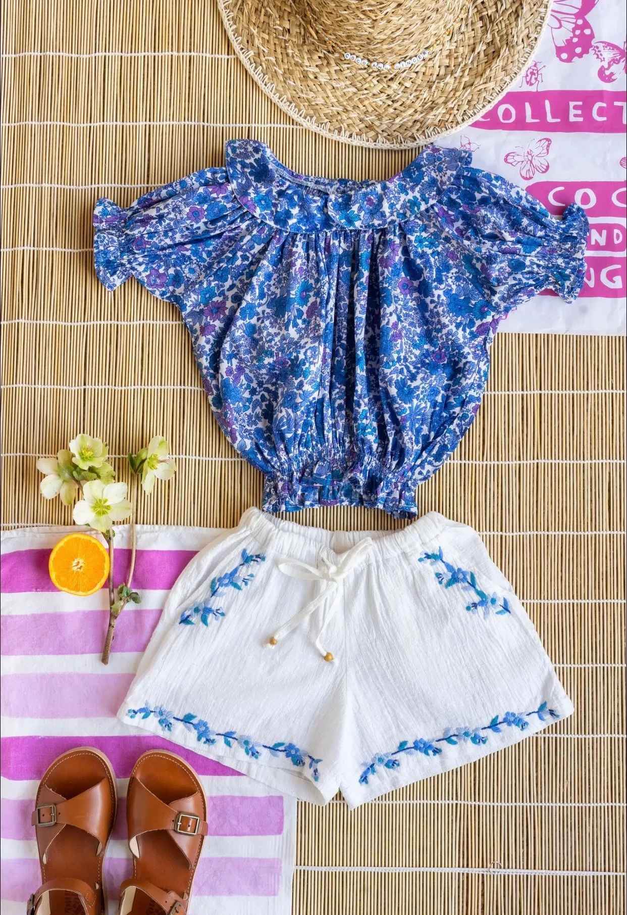 Ariel blouse Blue Aster
