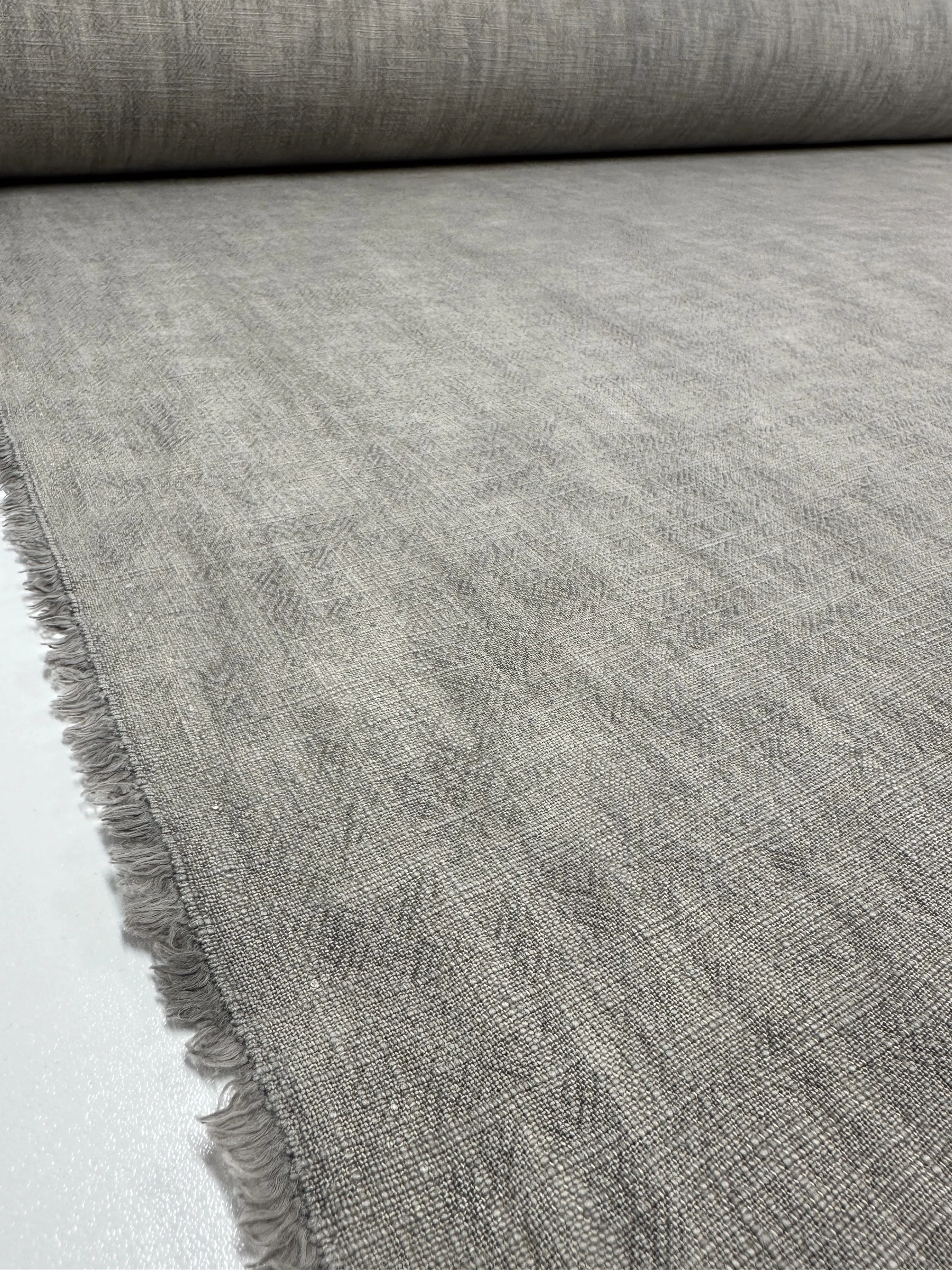 Basket Dyed Cotton - Silver Grey - 140cm