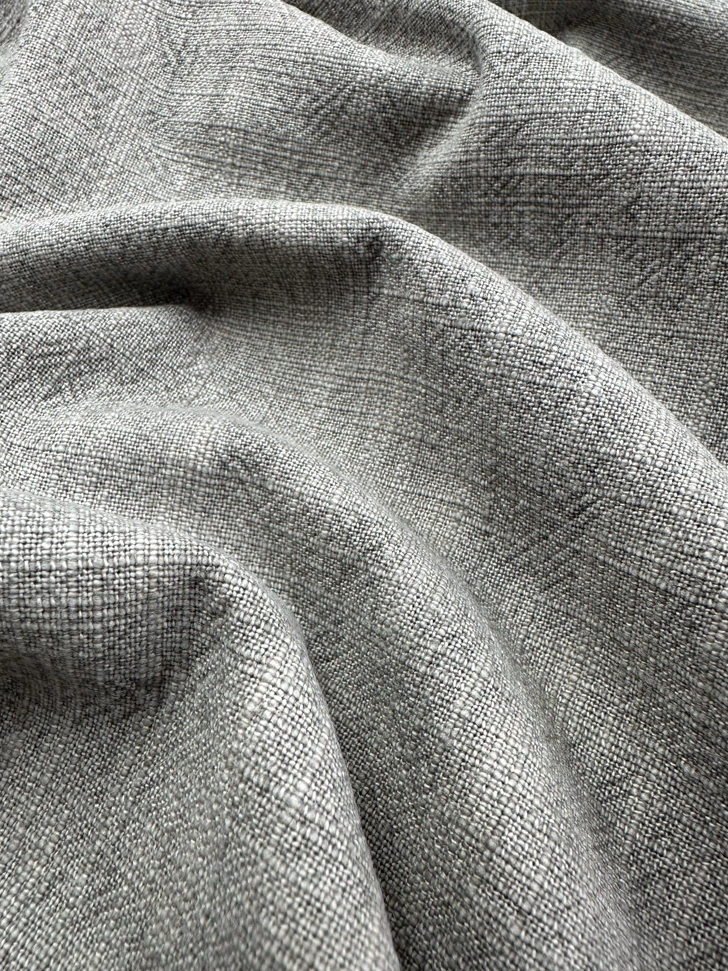 Basket Dyed Cotton - Silver Grey - 140cm