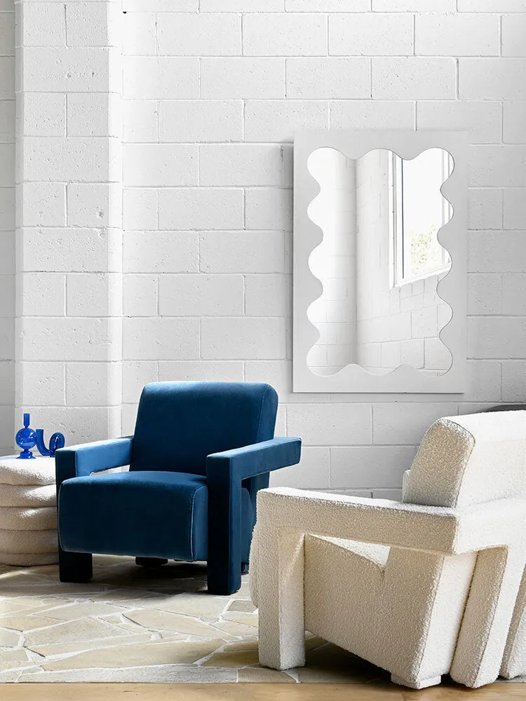 Blaise Armchair - Velvet Peacock Blue