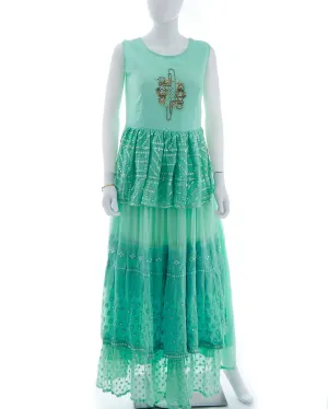 Blue A-Line Kurti