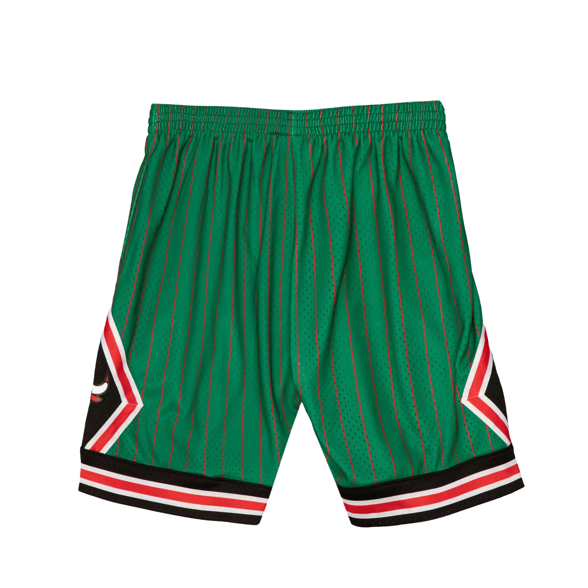 Chicago Bulls Green Striped Shorts