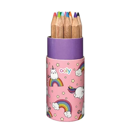 Draw 'n' Doodle Mini Colored Pencils   Sharpener - Set of 12