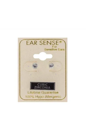 EarSense CZ-14 4mm Gold Zirconia