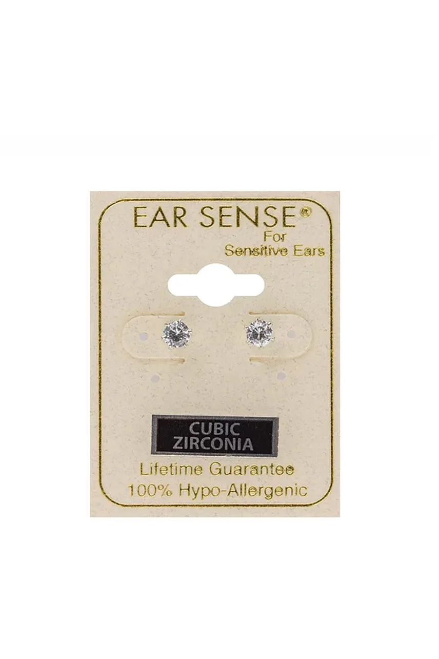 EarSense CZ-14 4mm Gold Zirconia