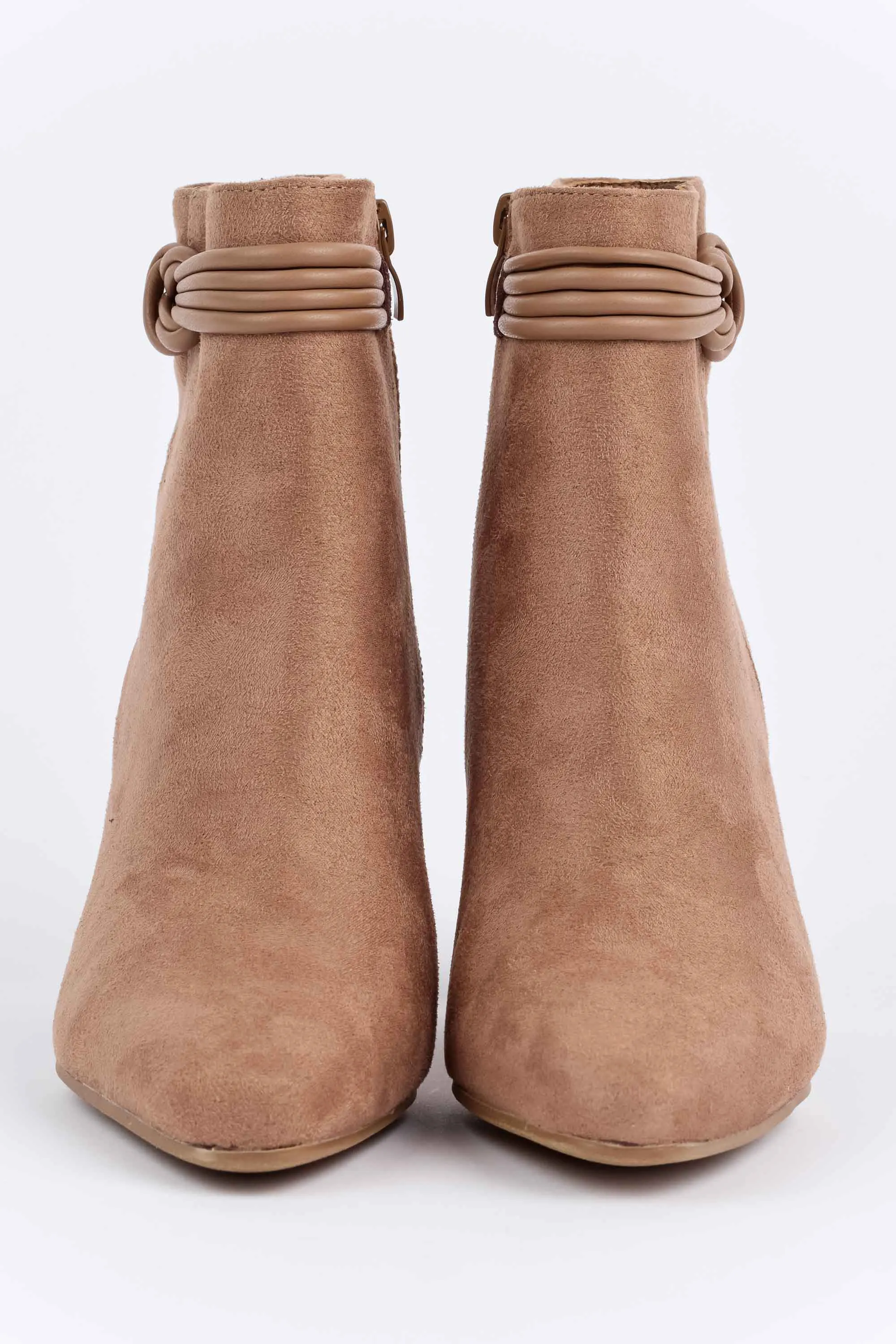 Erica Booties- Taupe