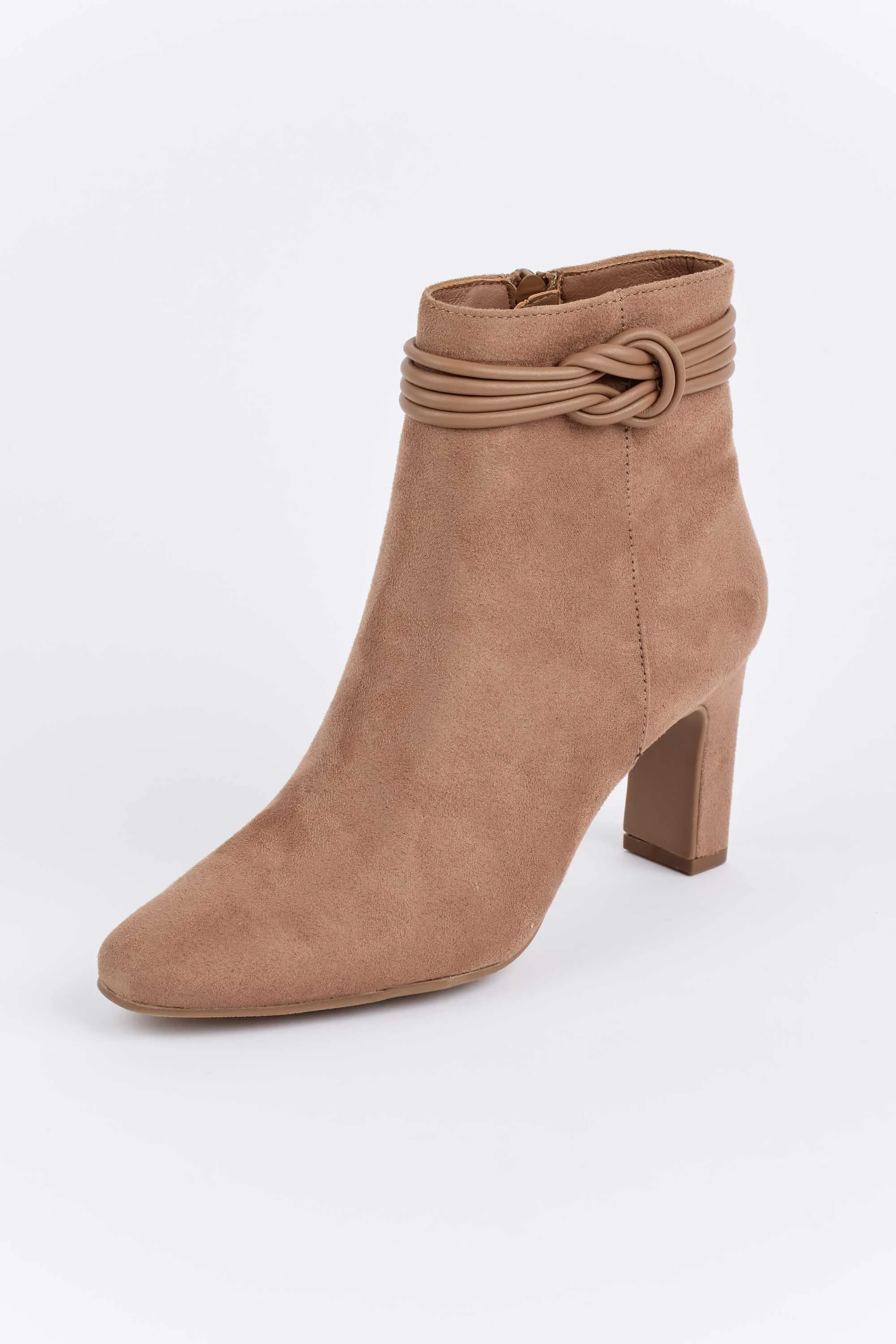 Erica Booties- Taupe