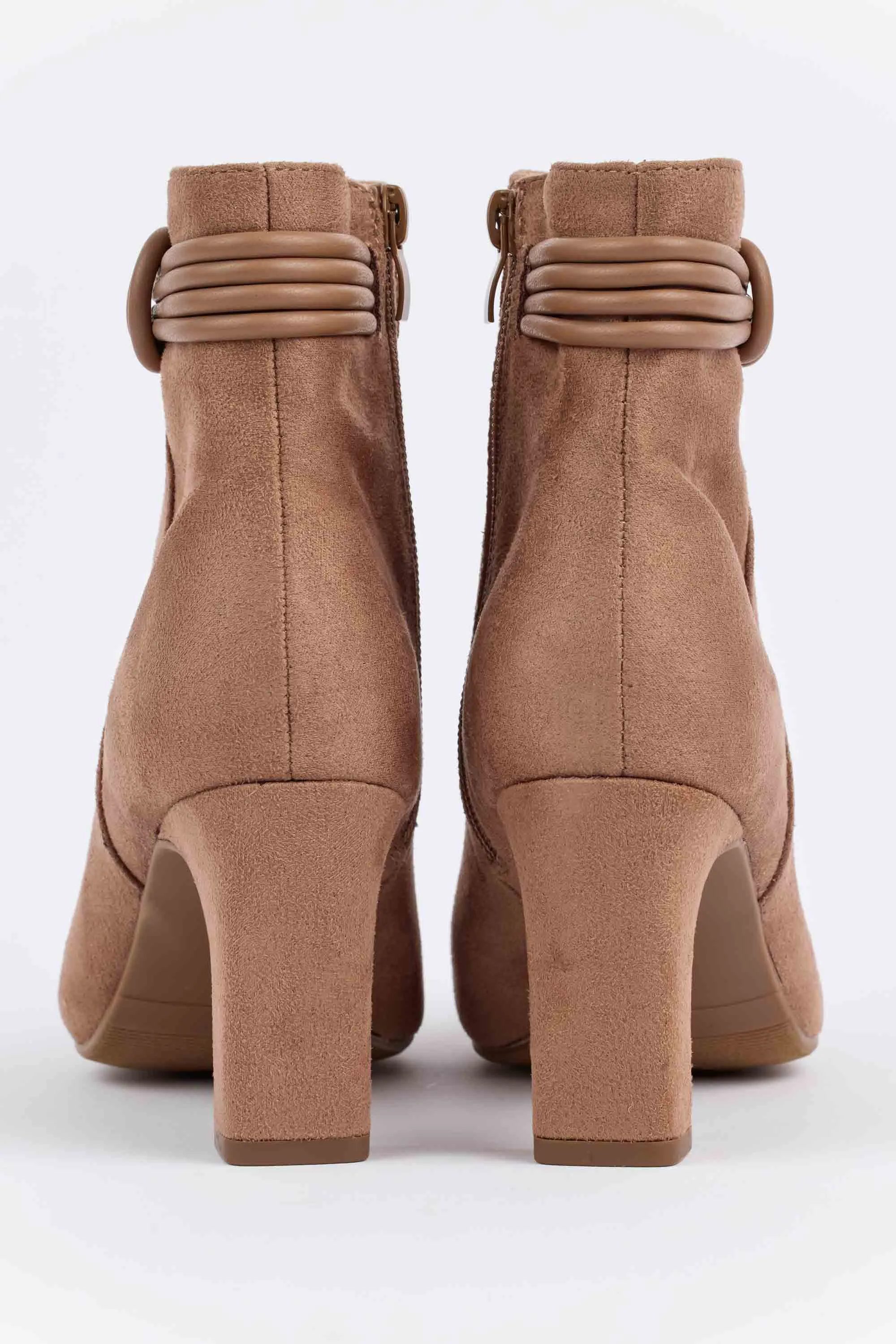 Erica Booties- Taupe