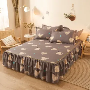 Four Seasons Dustproof Bed Decorations for Queen/King Size