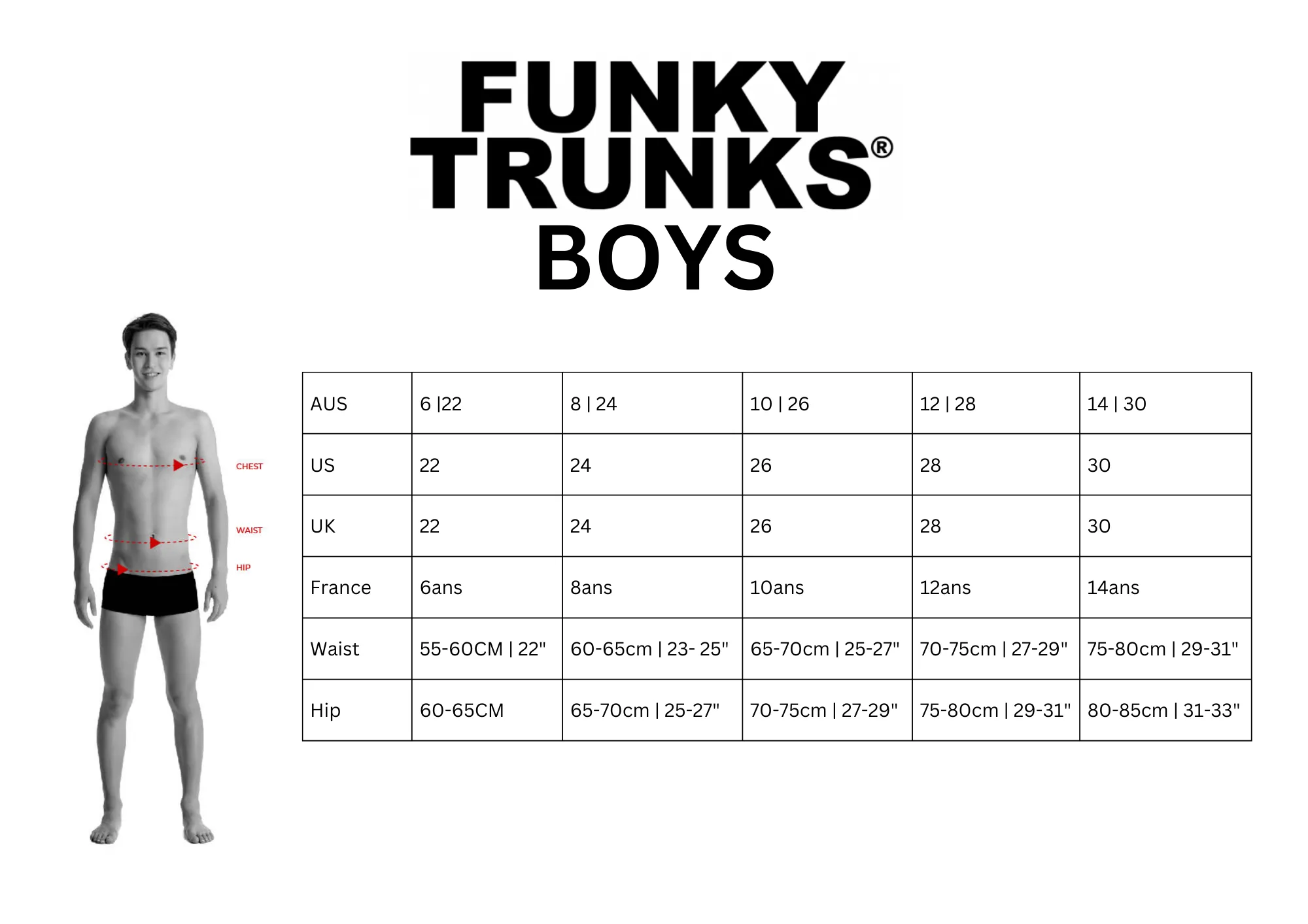 Funky Trunks Boy's Still Colour Sidewinder Trunks