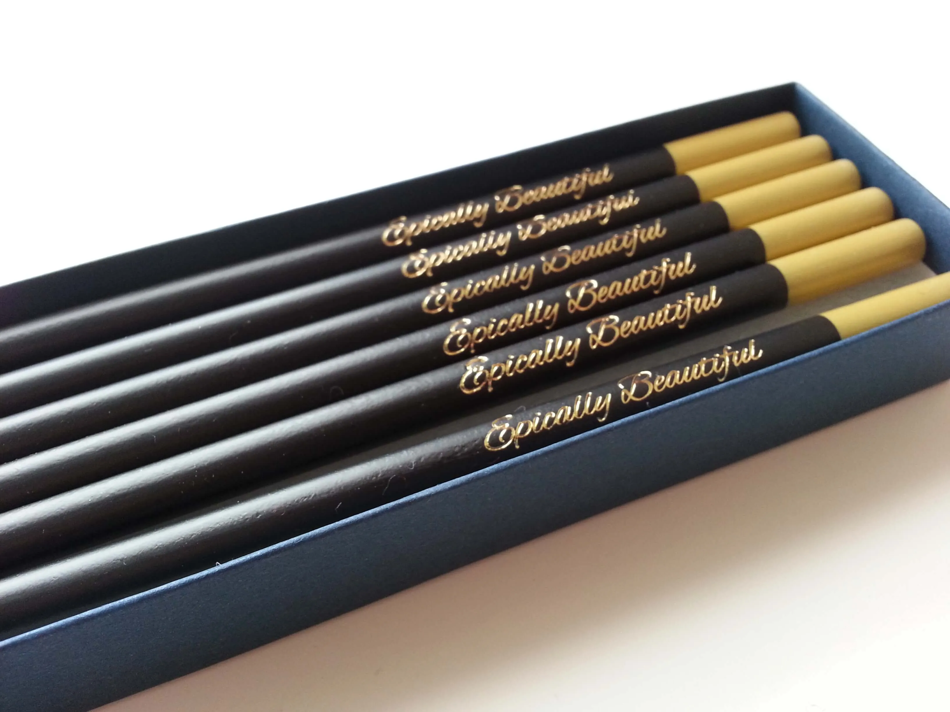 Luxury Pencils Boxset | Black and Gold