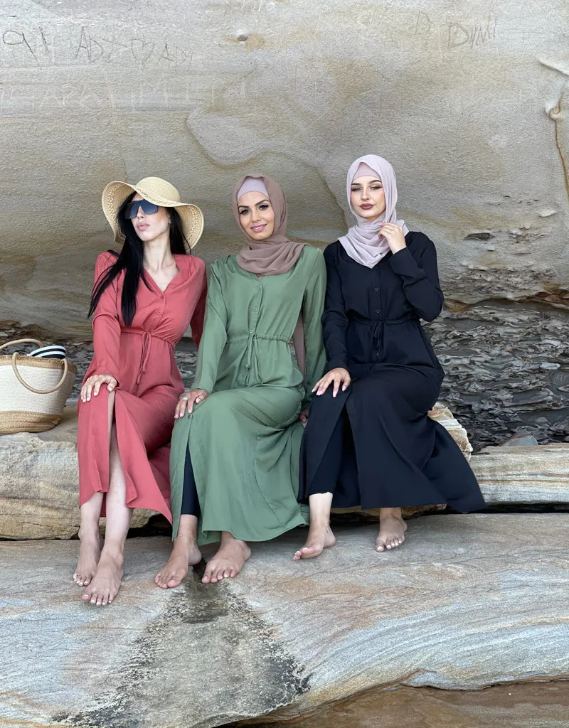 Marisa Drawstring Maxi