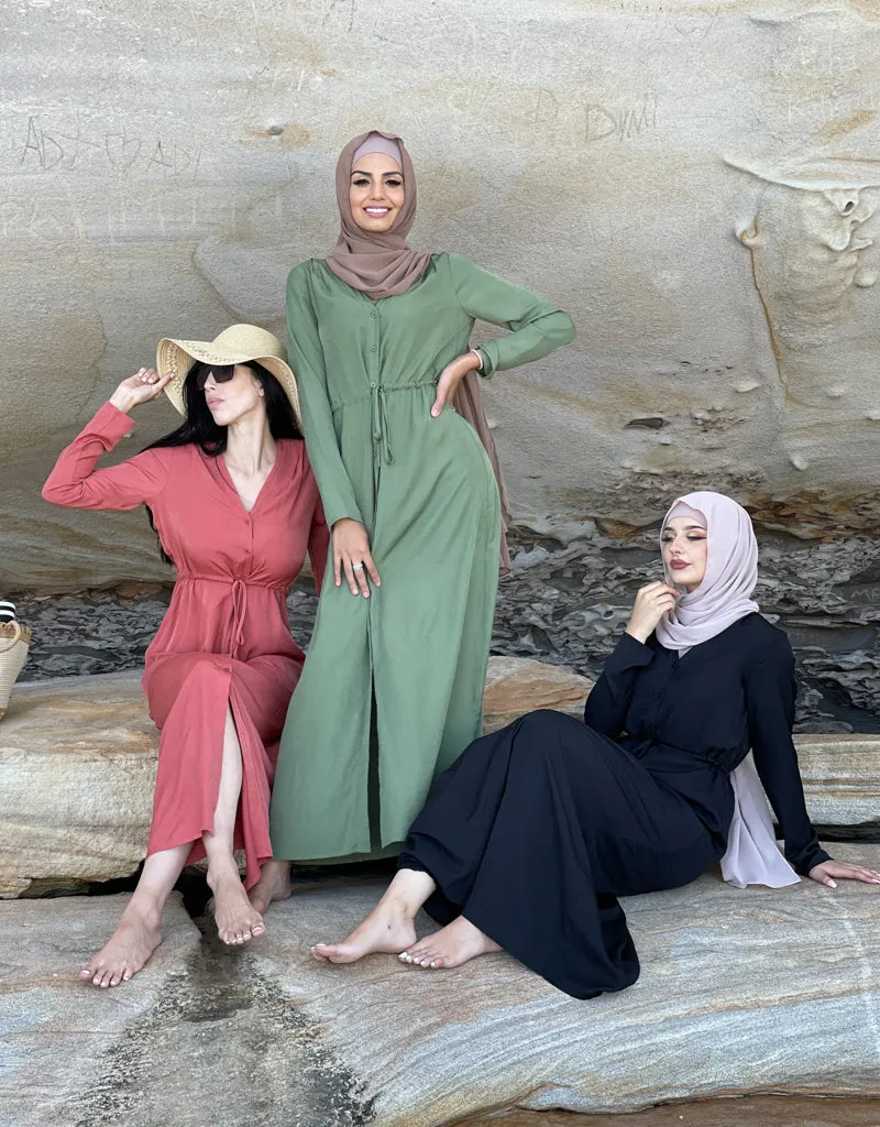 Marisa Drawstring Maxi