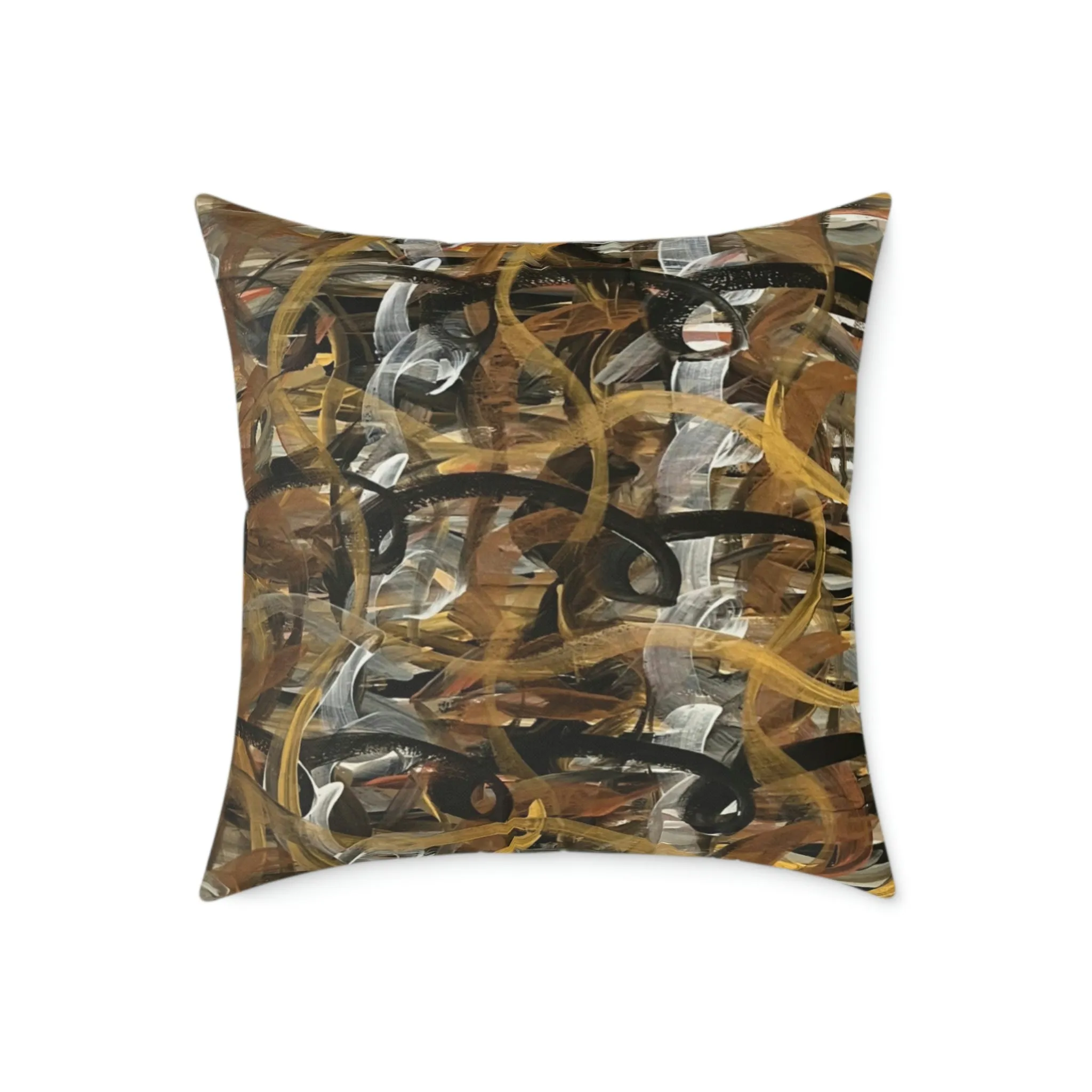 Metallic Loops Spun Polyester Pillow