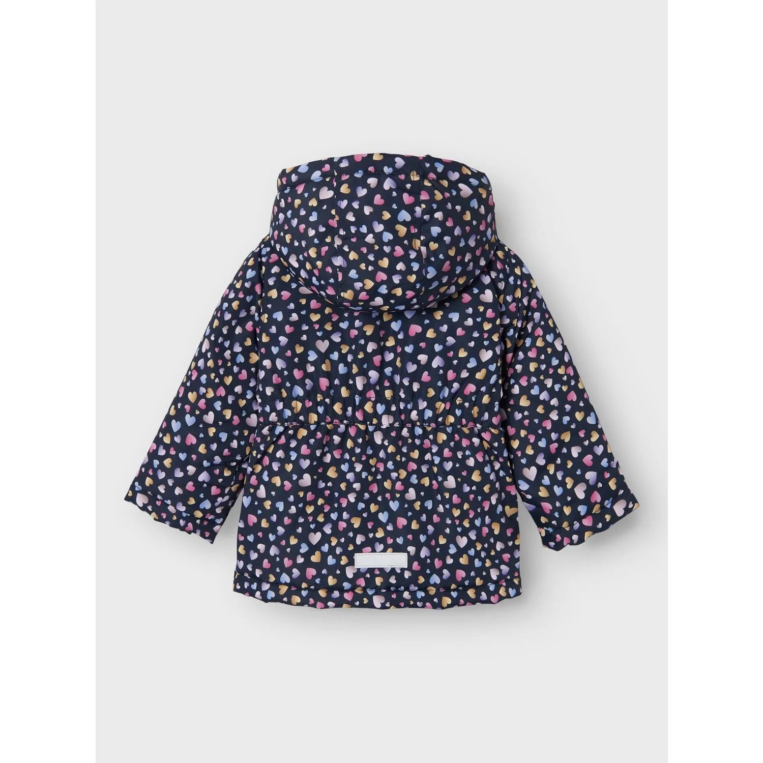 Name It Dark Sapphire Heart Maxi Jacket AOP Noos