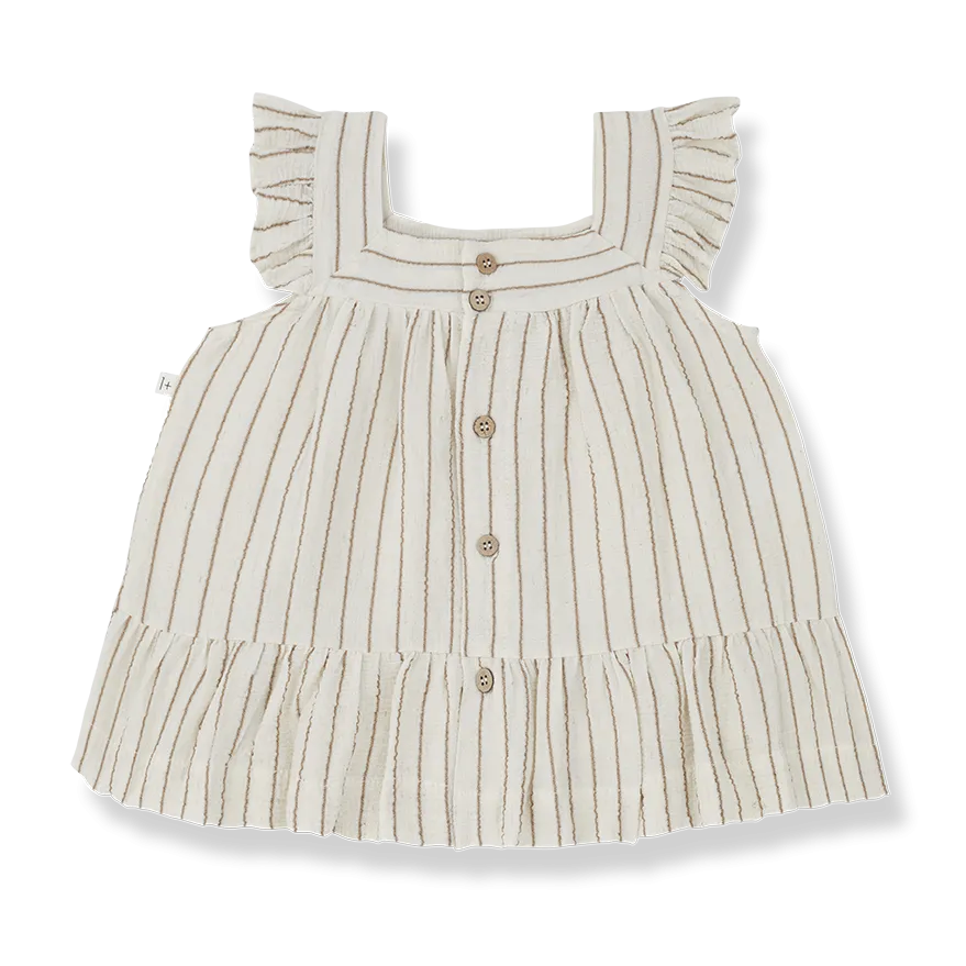 OMF Miriam Biscotto Striped Dress