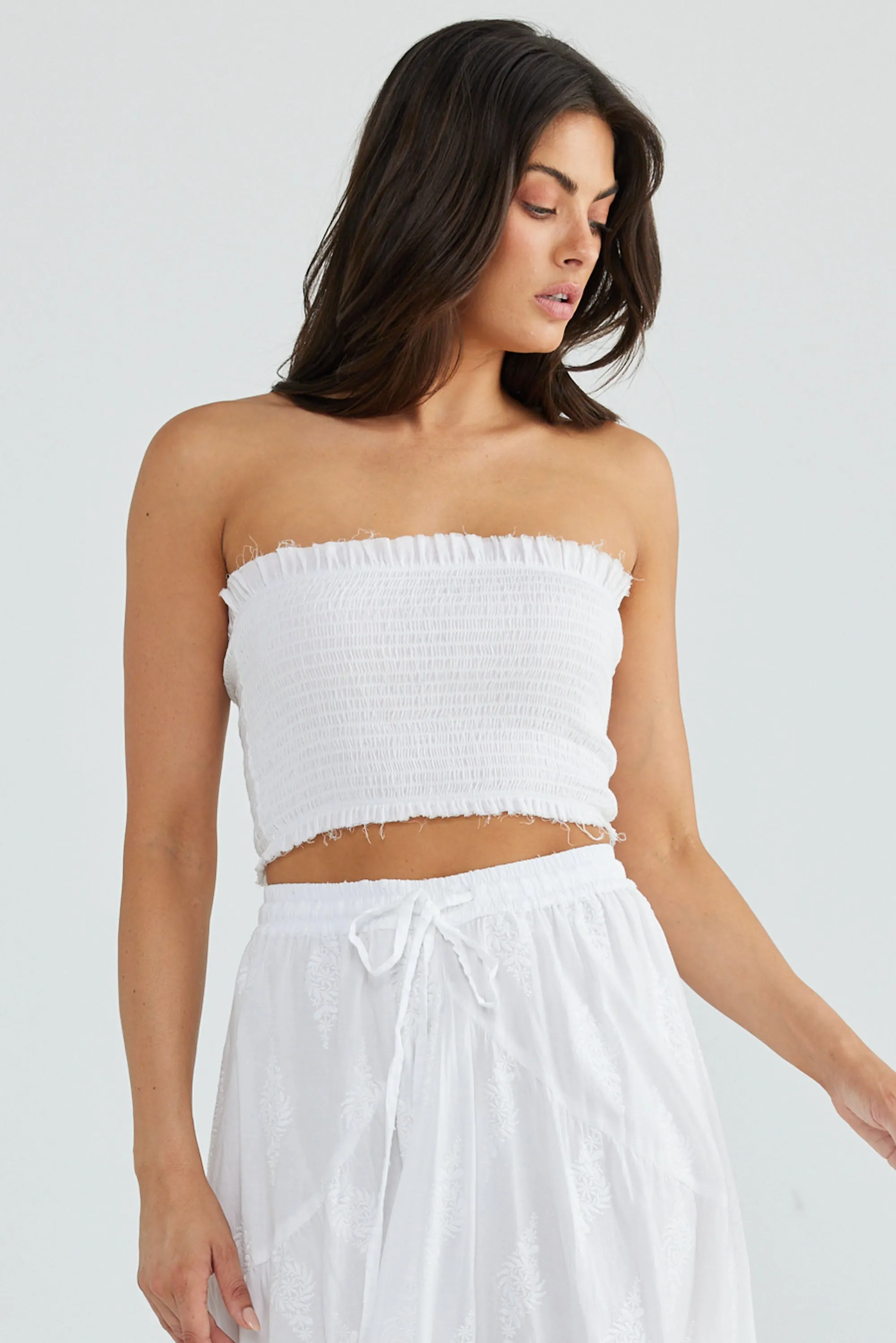 Phoenix Bandeau in White