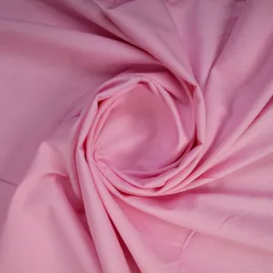 Pink Solid Yarn Dyed Cotton Fabric