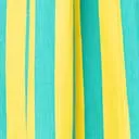 Plus Size 1950s Style Green & Yellow Stripe Swing Skirt