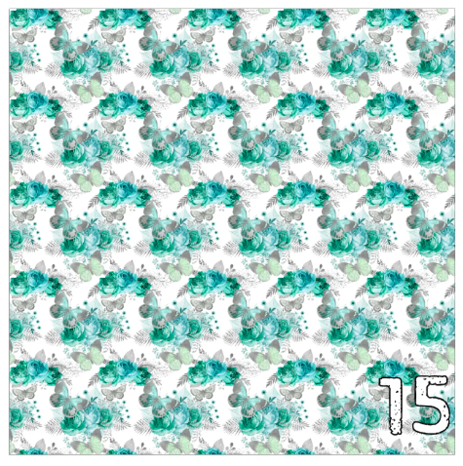 Printed Heat Transfer Vinyl HTV PAINTED BUTTERFLIES Pattern 12 x 12 inch sheet