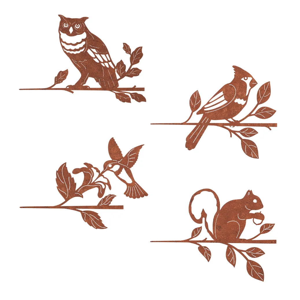 Rustic Friends Outdoor Tree Décor, 4 Styles