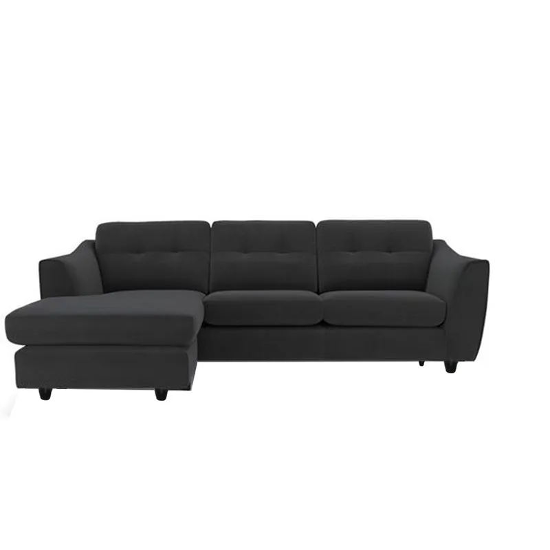 Silvia 4 Seater Fabric L Shape Sofa For Living Room