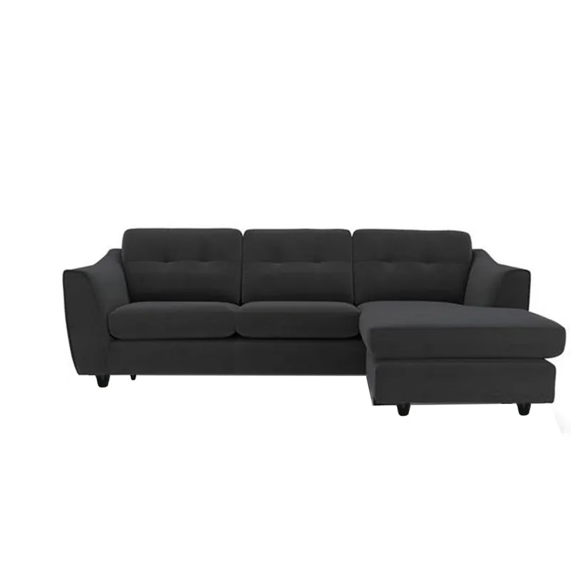 Silvia 4 Seater Fabric L Shape Sofa For Living Room
