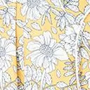 Smak Parlour 1960s Yellow & White Floral Trend Setter Flare Skirt