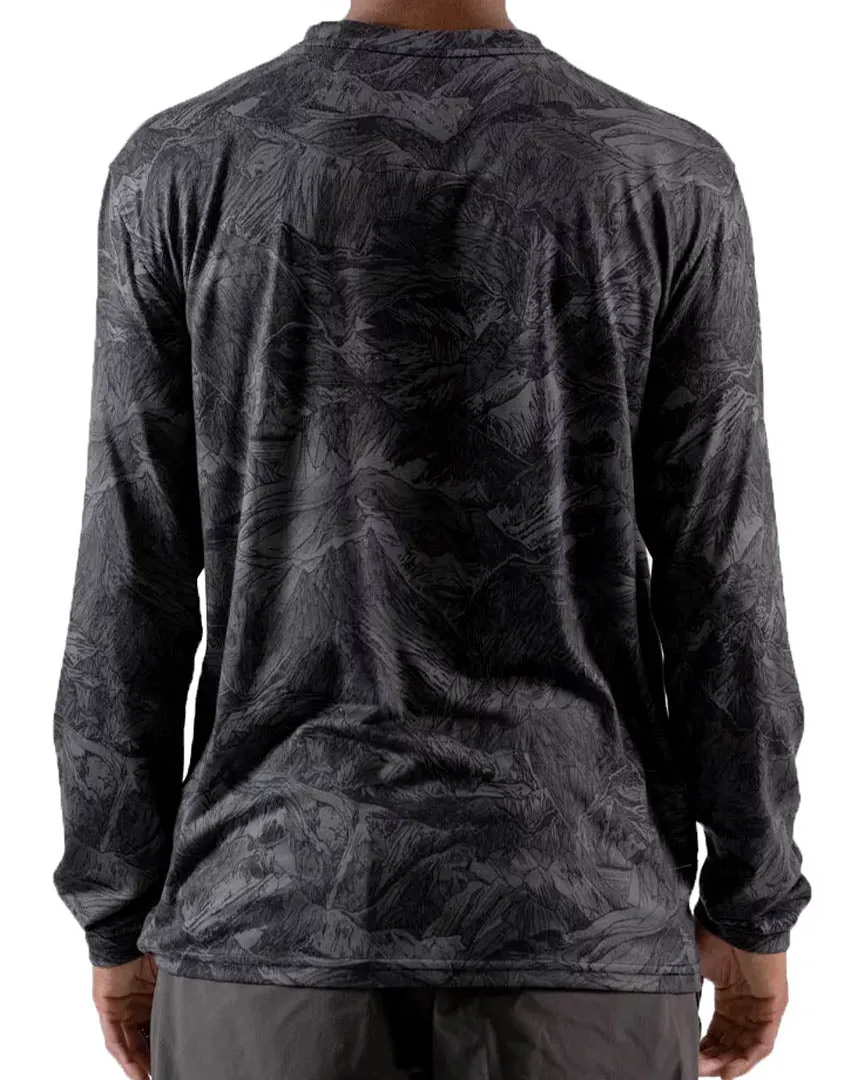 Tech Tee Ls T-Shirt - Mtn Camo