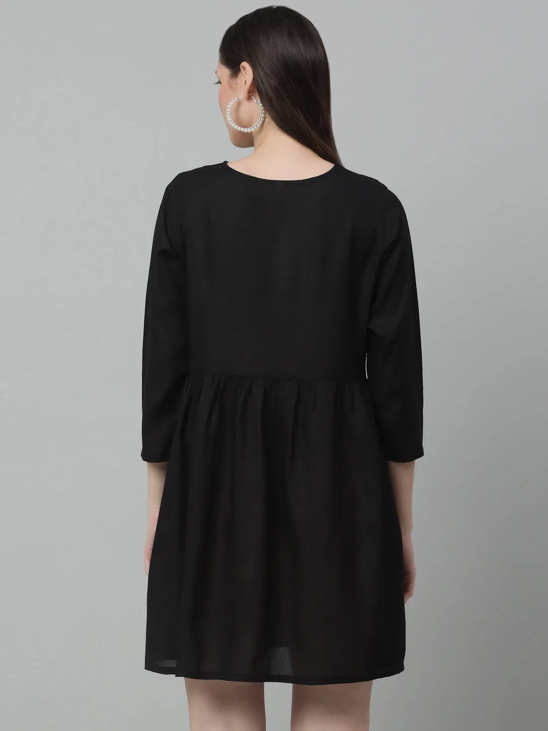 Women'S Embroidered A-Line Dress