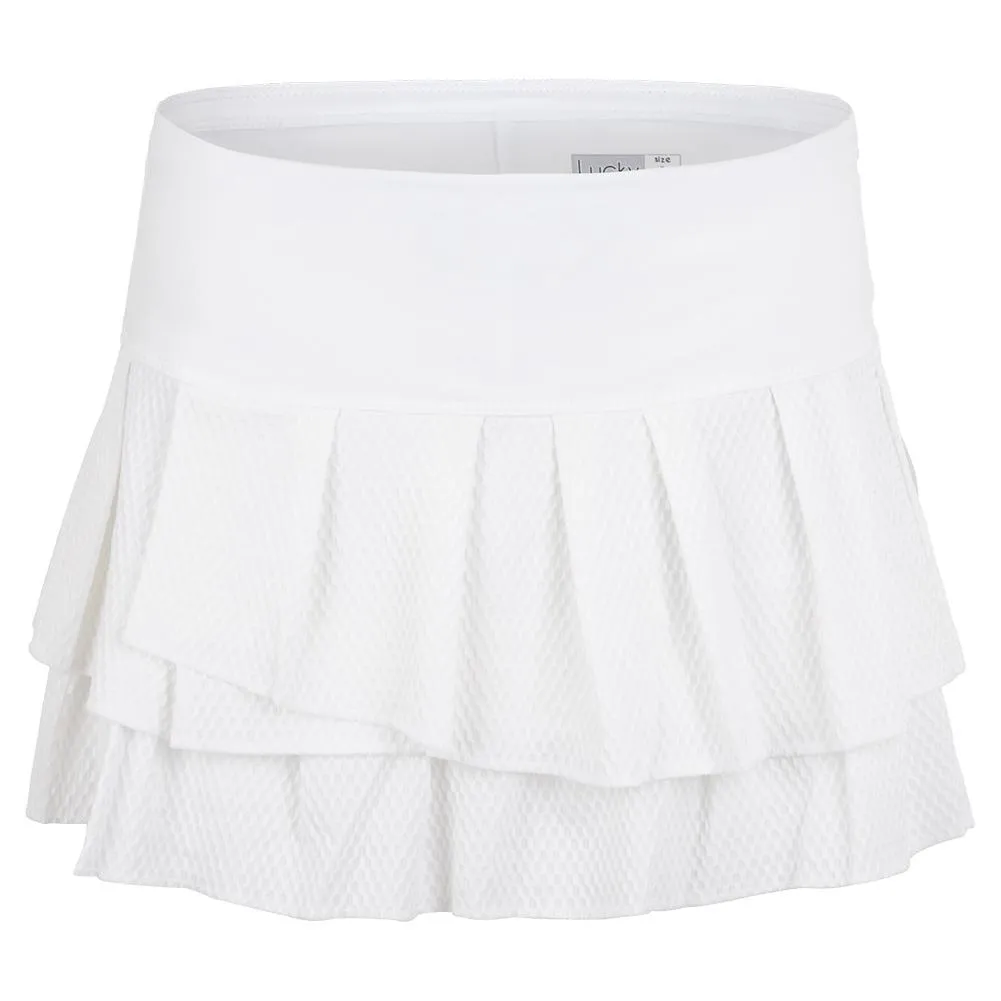 Women's Wavy Pleat Tier Tennis Skort