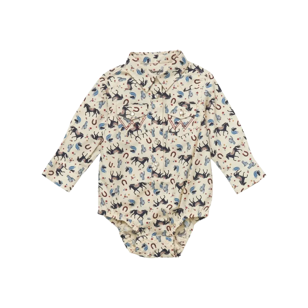 Wrangler Baby Girl's Western Bodysuit