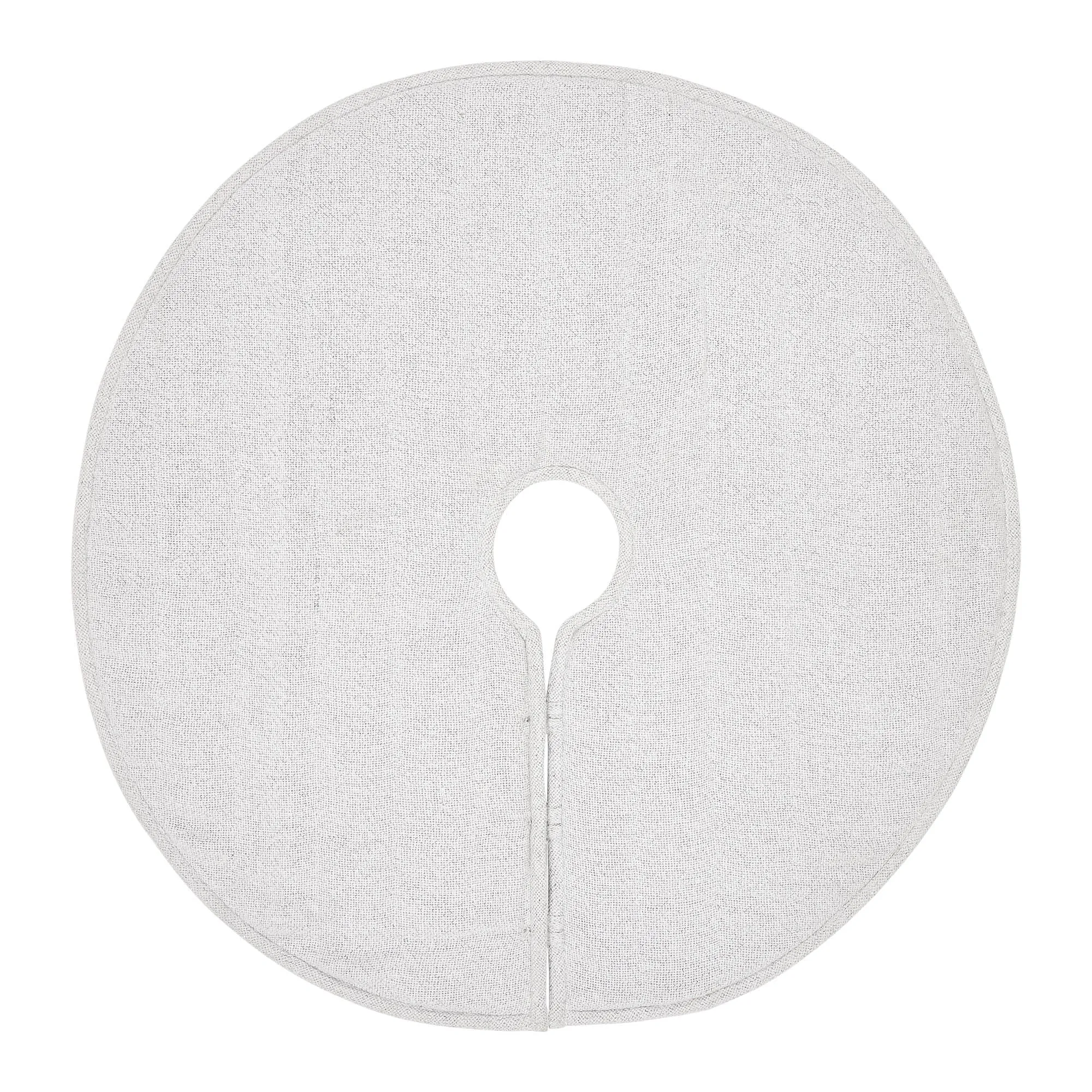 Yuletide Burlap Antique White Tree Skirt 36"